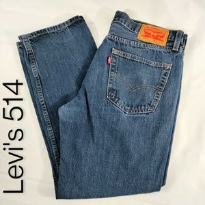 Levi's 514 Classic Straight Fit  Cotton Denim Jeans Waist 32